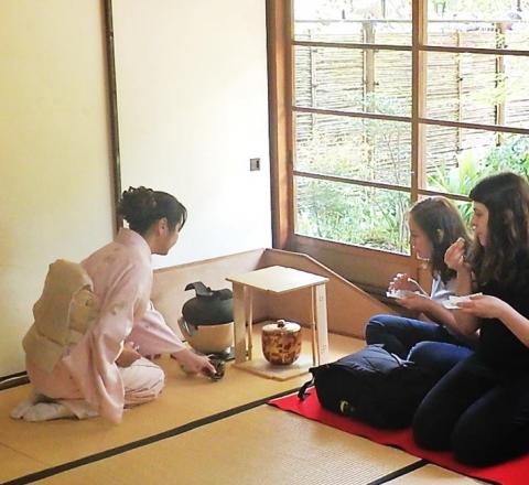 Let's 茶の湯 ~浜離宮恩賜庭園 芳梅亭で茶道体験~