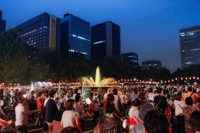 日比谷公園 丸の内音頭大盆踊り大会