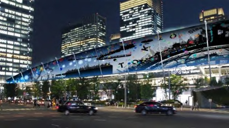 東京駅グランルーフ Light on Train