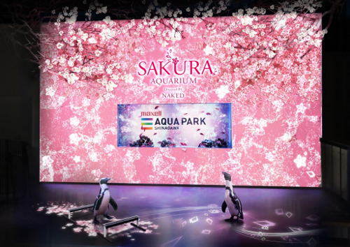 SAKURA AQUARIUM Directed BY NAKED (Aqua Park Shinagawa)