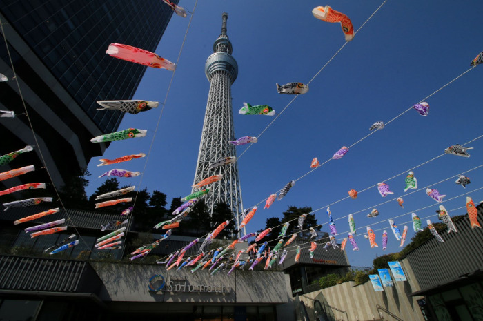 Tokyo Skytree Town "Koinobori" (carp banner) Festival