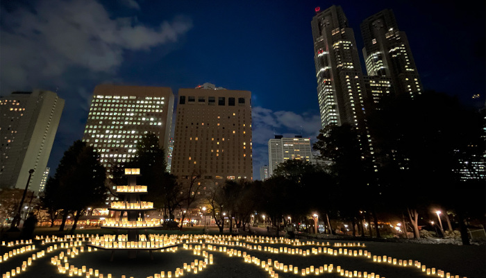 Candle Night Shinjuku Central Park