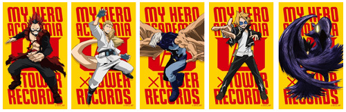 Tower Records Shibuya × 'My Hero Academia' Exhibition Event "Heroes: Rising Space"